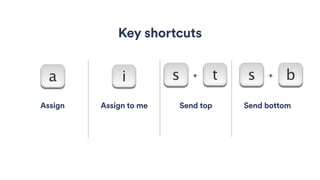 Assign Assign to me Send top Send bottom
Key shortcuts
+ +
 
