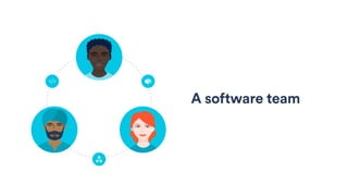 A software team
 