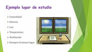 Ejemplo lugar de estudio
 