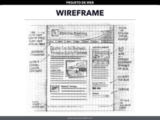 www.mauriciomallet.com
PROJETO DE WEB
WIREFRAME
 