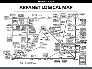 www.mauriciomallet.com
PROJETO DE WEB
ARPANET LOGICAL MAP
 