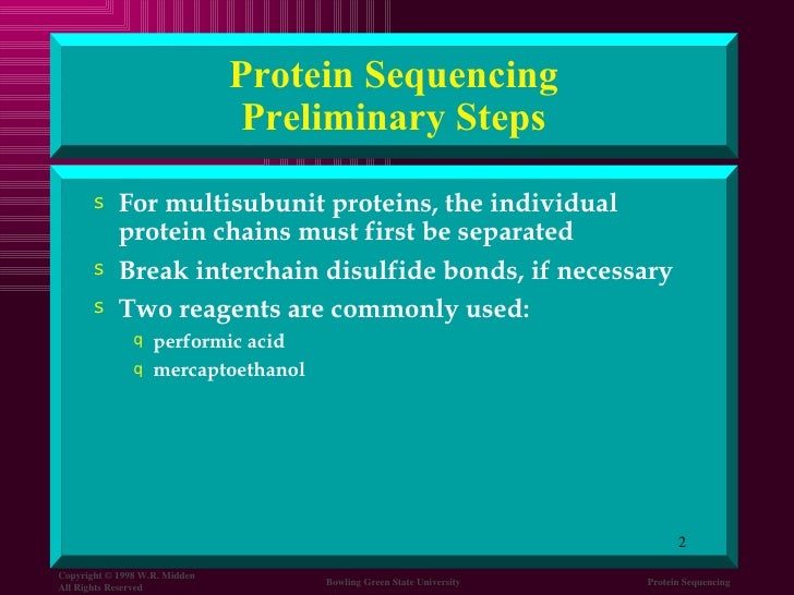 05. Protein Sequencing