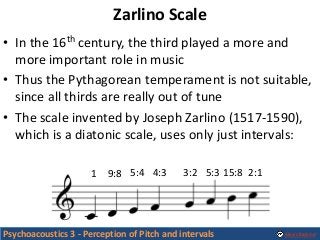 Alexis Baskind
• In the 16th century, the third played a more and
more important role in music
• Thus the Pythagorean temp...