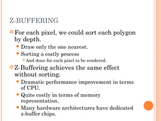 GRPHICS05 - Rendering (2) | PPT