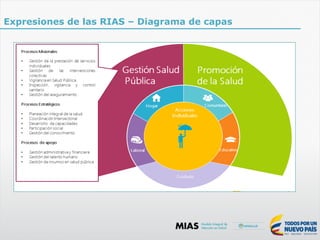 Expresiones de las RIAS – Diagrama de capas
 