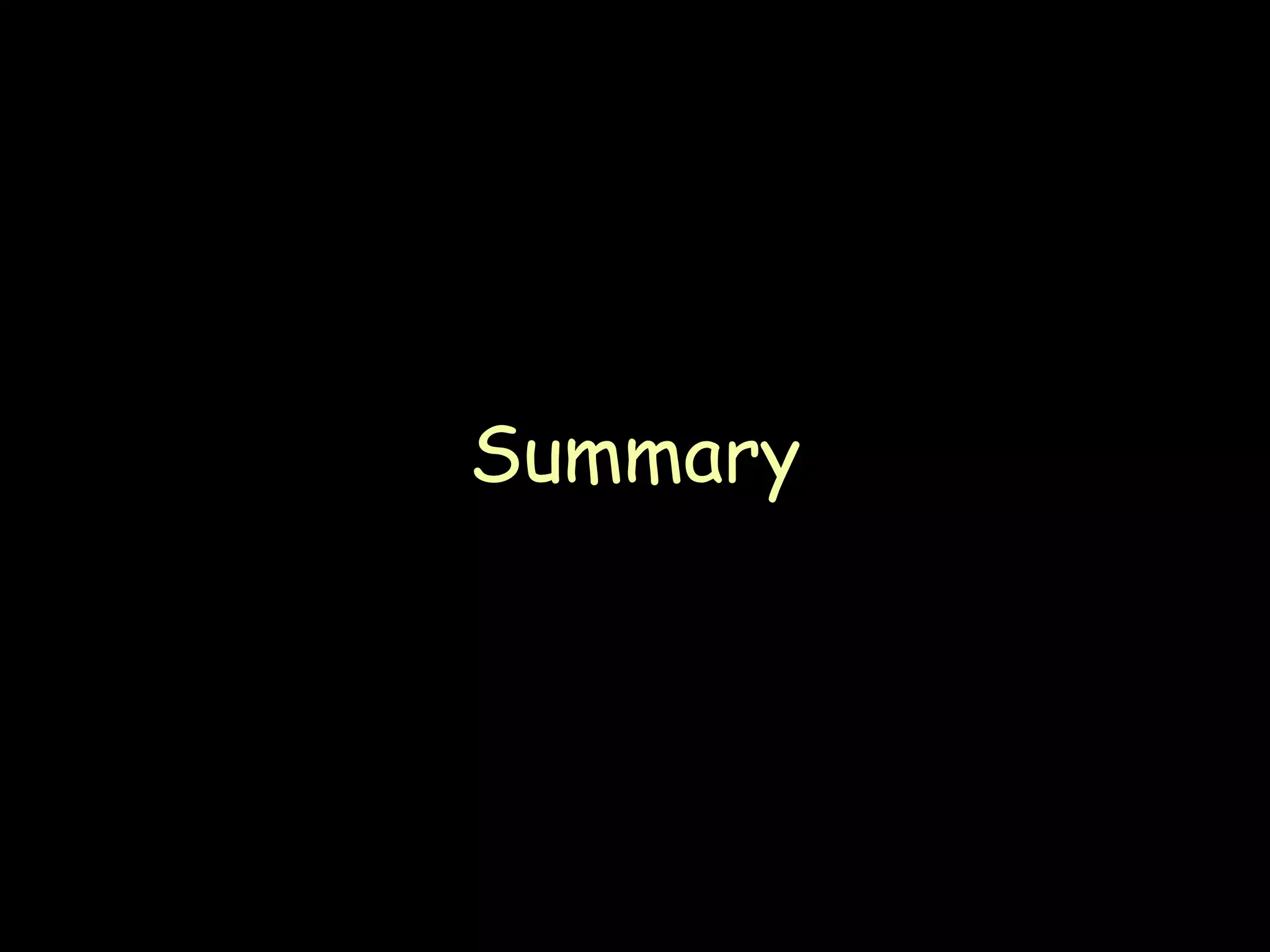 Summary 