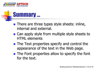 05. session 05 introducing css | PPT