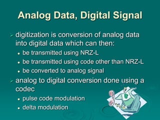 05 signal encodingtechniques | PPTX
