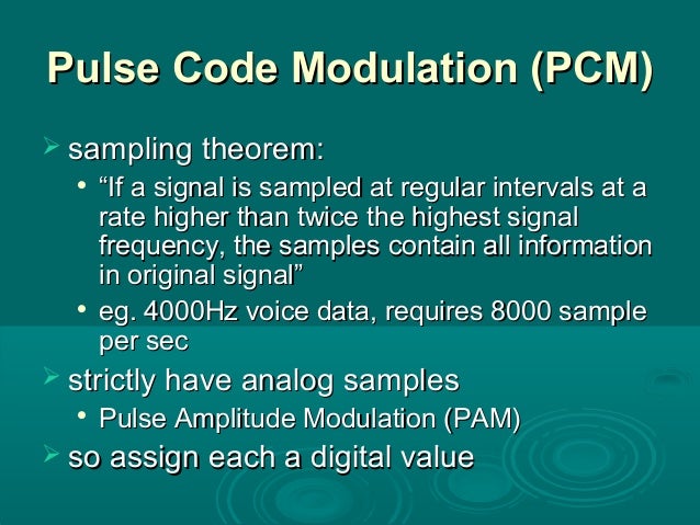 signal encoding techniques