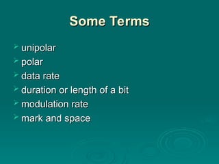 Signal Encoding Techniques in Transmission | PPT