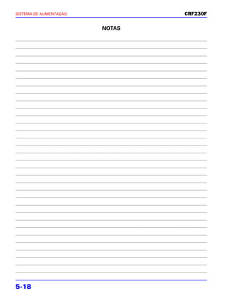 SISTEMA DE ALIMENTAÇÃO           CRF230F


                         NOTAS




5-18
 
