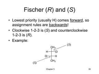 05 - Stereochemistry - Wade 7th | PPT