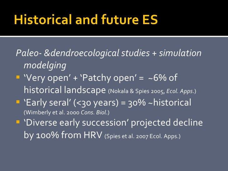 Thresholds In Songbirds In Relation To Early Seral Forest At Stand An…