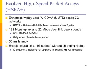 Hspa Bandwidth Wireless Metropolitan Area Networks | PPTX