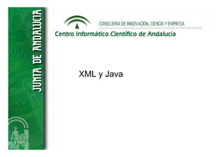 XML y Java
 