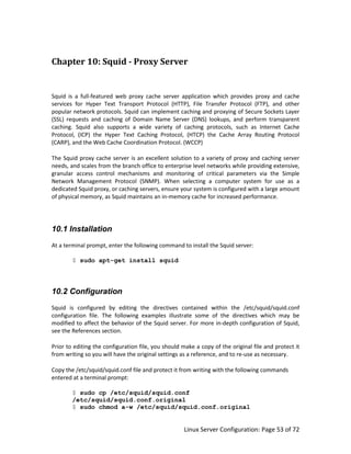 0501 linux-server-configuration | PDF
