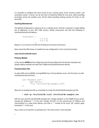 0501 linux-server-configuration | PDF
