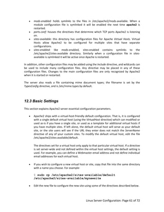 0501 linux-server-configuration | PDF