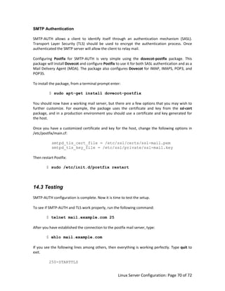 0501 linux-server-configuration | PDF