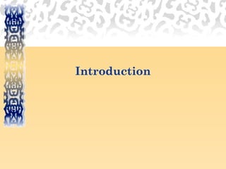 Introduction
 