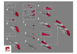 Manual Instruction for LEPIN 05037 SLAVE I Compatible with LEGO 75060 Lepin Star Wars PPT