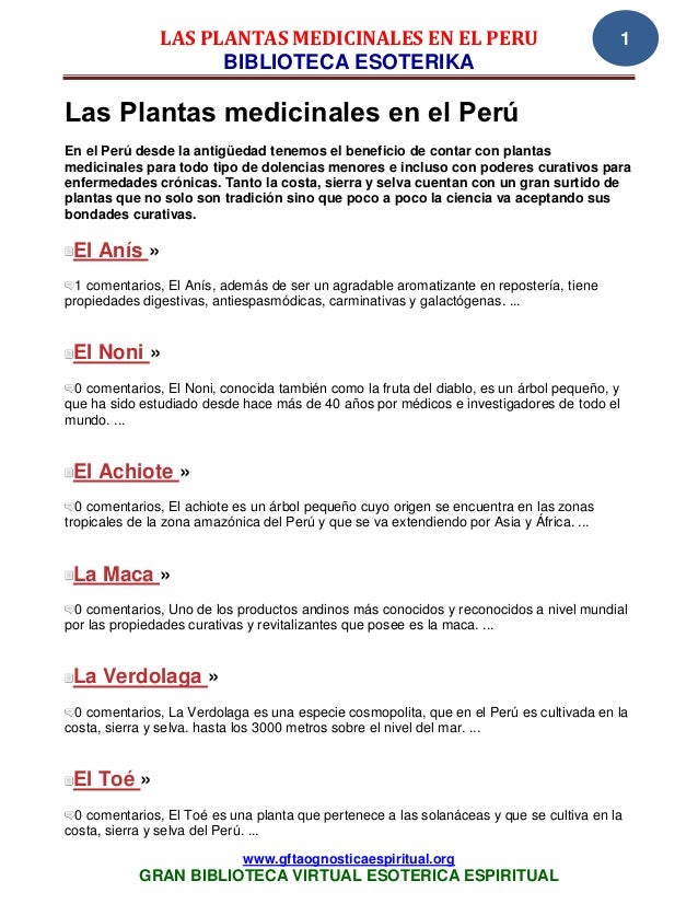 05 04 10 Peru Plantas Medicinales Www Gftaognosticaespiritual Org 2