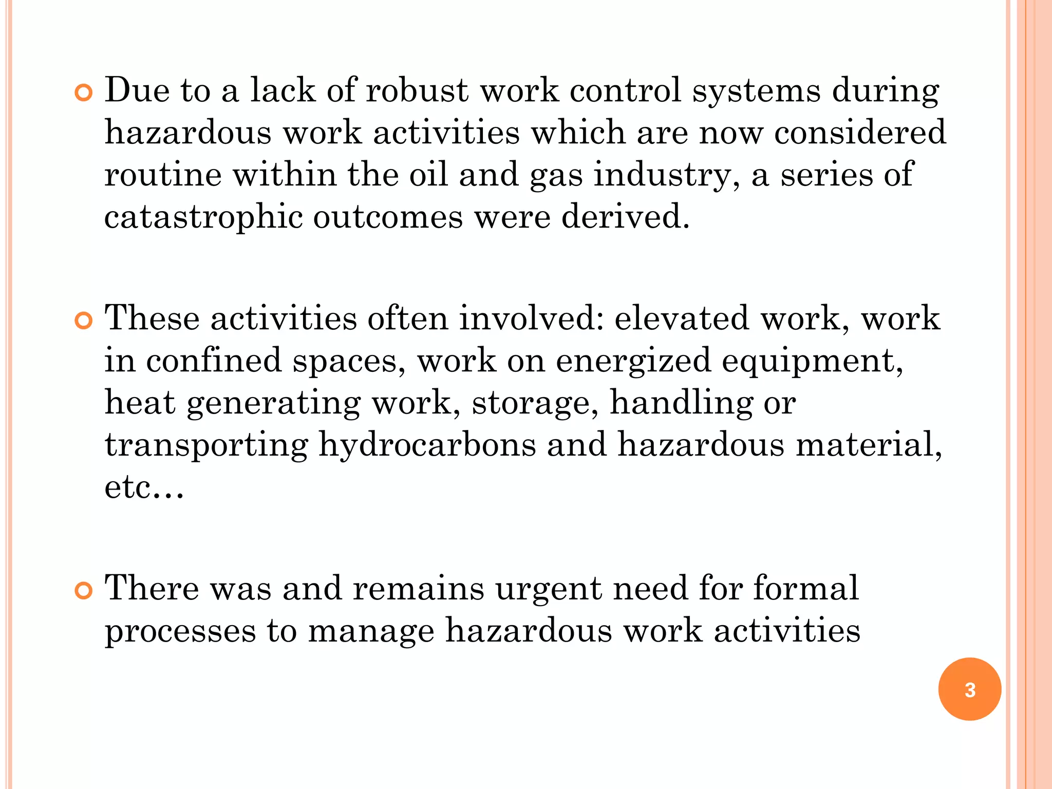 Control of Work | PDF
