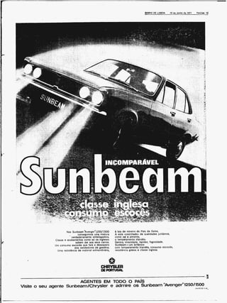 Diário de Lisboa – 19 de Junho de 1971