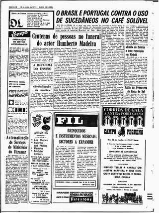 Diário de Lisboa – 19 de Junho de 1971
