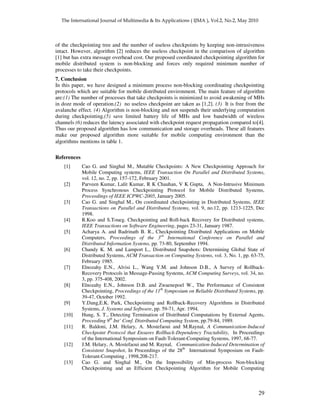 A Low Overhead Minimum Process Global Snapshop Collection Algorithm for ...