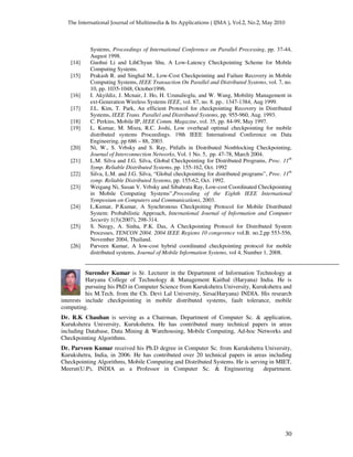 A Low Overhead Minimum Process Global Snapshop Collection Algorithm for ...