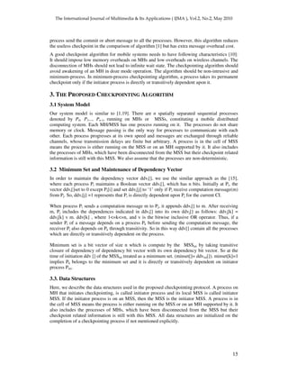 A Low Overhead Minimum Process Global Snapshop Collection Algorithm for ...