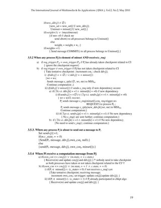 A Low Overhead Minimum Process Global Snapshop Collection Algorithm for ...