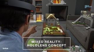 32
MIXED REALITY:
HOLOLENS CONCEPT
 
