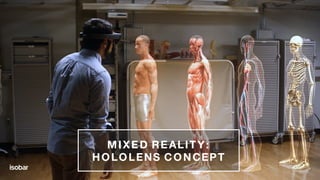 33
MIXED REALITY:
HOLOLENS CONCEPT
 