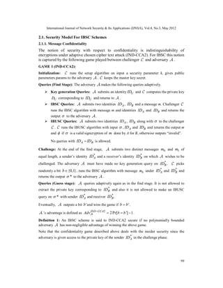 Provable Secure Identity Based Signcryption Schemes Without Random Oracles Pdf Provable Secure Identity Based Signcryption Schemes Without Random Oracles Pdf