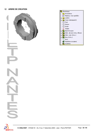 Page : 32 / 83R 2006/2007 - STAGE N1 - Du 14 au 17 décembre 2009 – Jean - Pierre PEFFIER
12 ARBRE DE CREATION
 