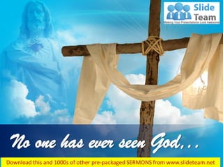 John 1:18
No one has ever seen God,..
 