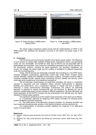 Performance and Analysis of Reactive Power Compensation by Unified ...