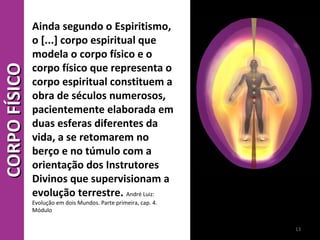 CORPO FÍSICO - ESPIRITISMO | PPT