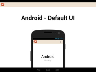 12:00
Android
MockUp
Android - Default UI
 
