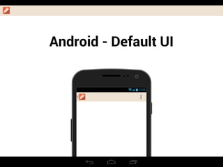 Android - Default UI
12:00
 