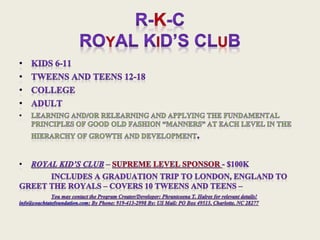 Royal Kids Club 201501