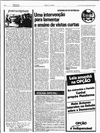 Diário de Lisboa – 14 de Dezembro de 1977