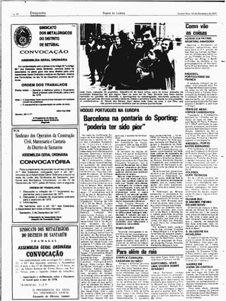 Diário de Lisboa – 14 de Dezembro de 1977