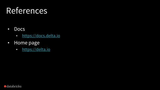 Building Robust Production Data Pipelines with Databricks Delta | PPT