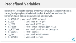 Pemrograman Web - Request Get dan Post | PPT
