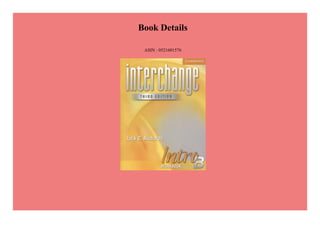 Book Details
ASIN : 0521601576
 