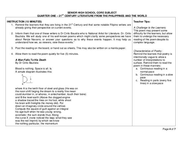 Death in poetry research paper