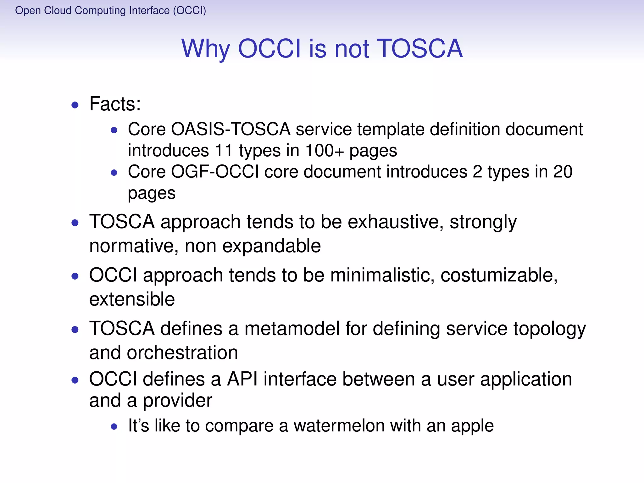 Open Cloud Computing Interface | PDF